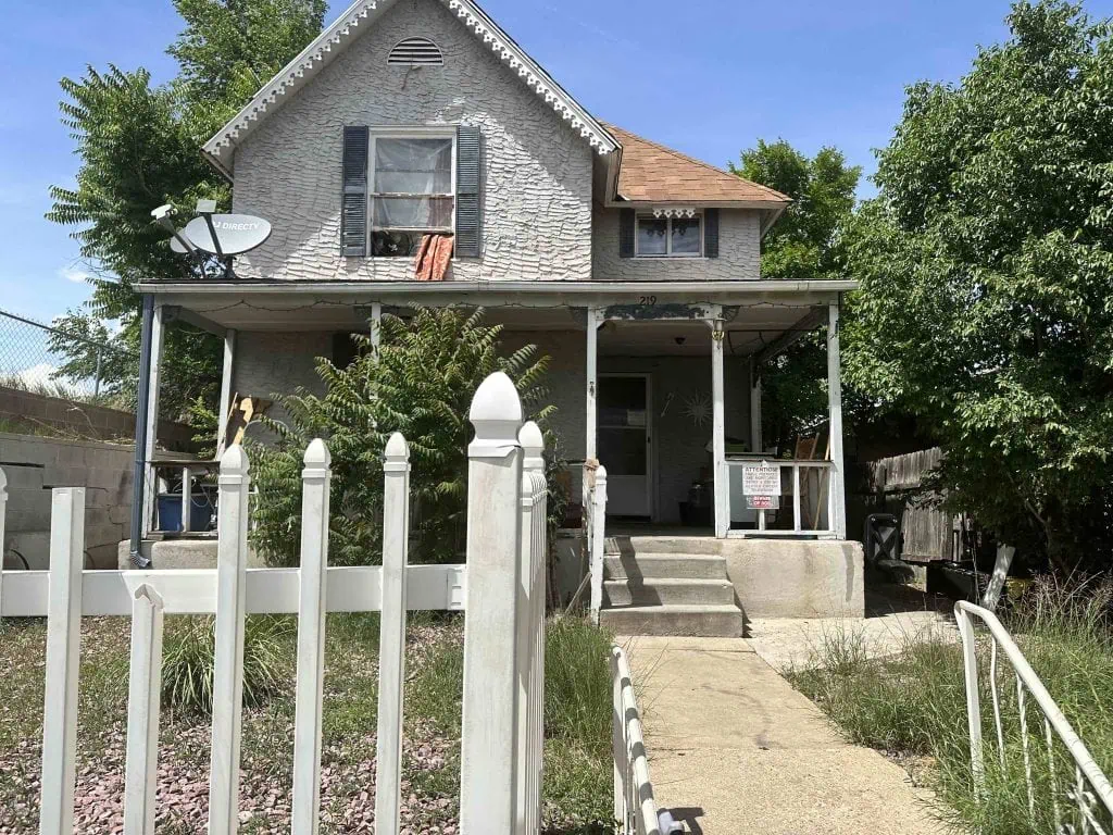 front of home in Monument Colorado we bought