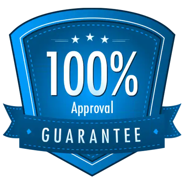 100% approval guarantee