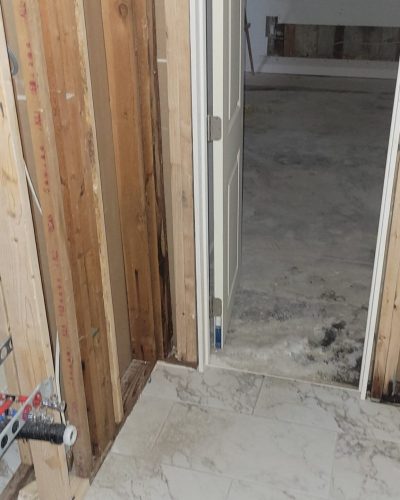 Unfinished Frisco Wall