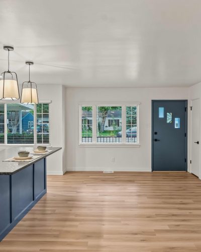 after photo of Aurora CO house’s kitchen renovated interior of Aurora Colorado house