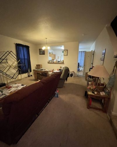 Lakewood Colorado home with stuff left behind in it.